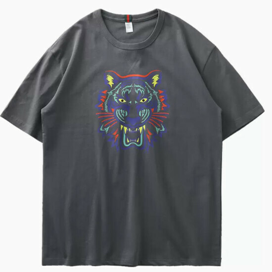 Loose casual short sleeve T-shirt (S-3XL gray) (contact customer service to confirm the shipping size after placing an order)