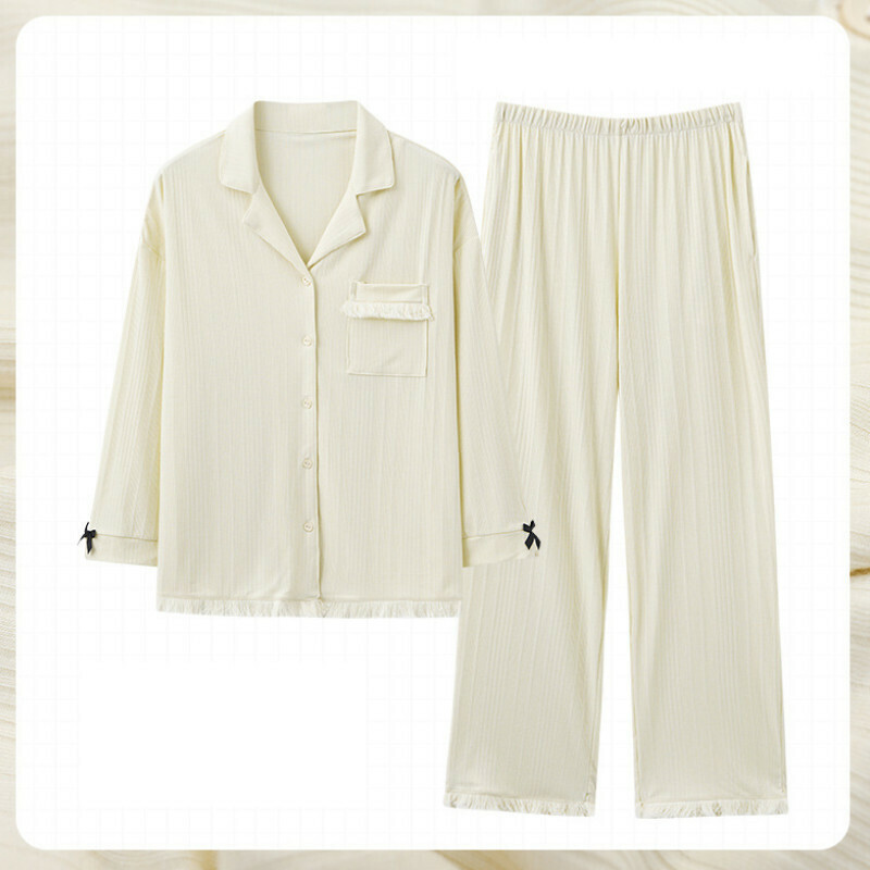 Long-sleeved pajama set【M-XXL size AM34535】【Contact customer service to confirm shipping size after placing an order】】
