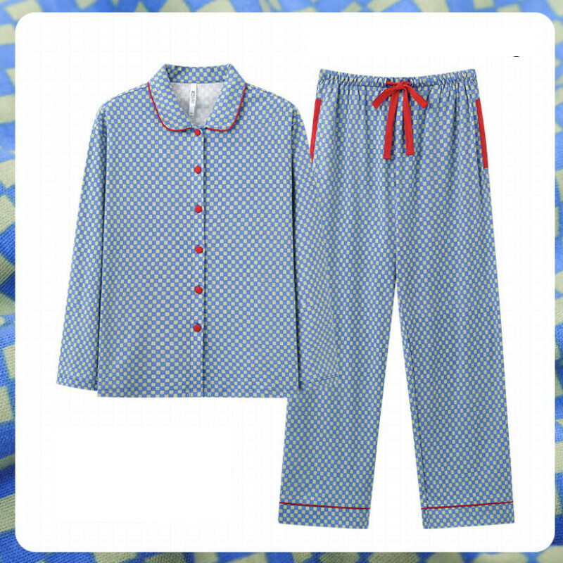 Long-sleeved pajama set【M-XXL size AM34537】【Contact customer service to confirm the shipping size after placing an order】】
