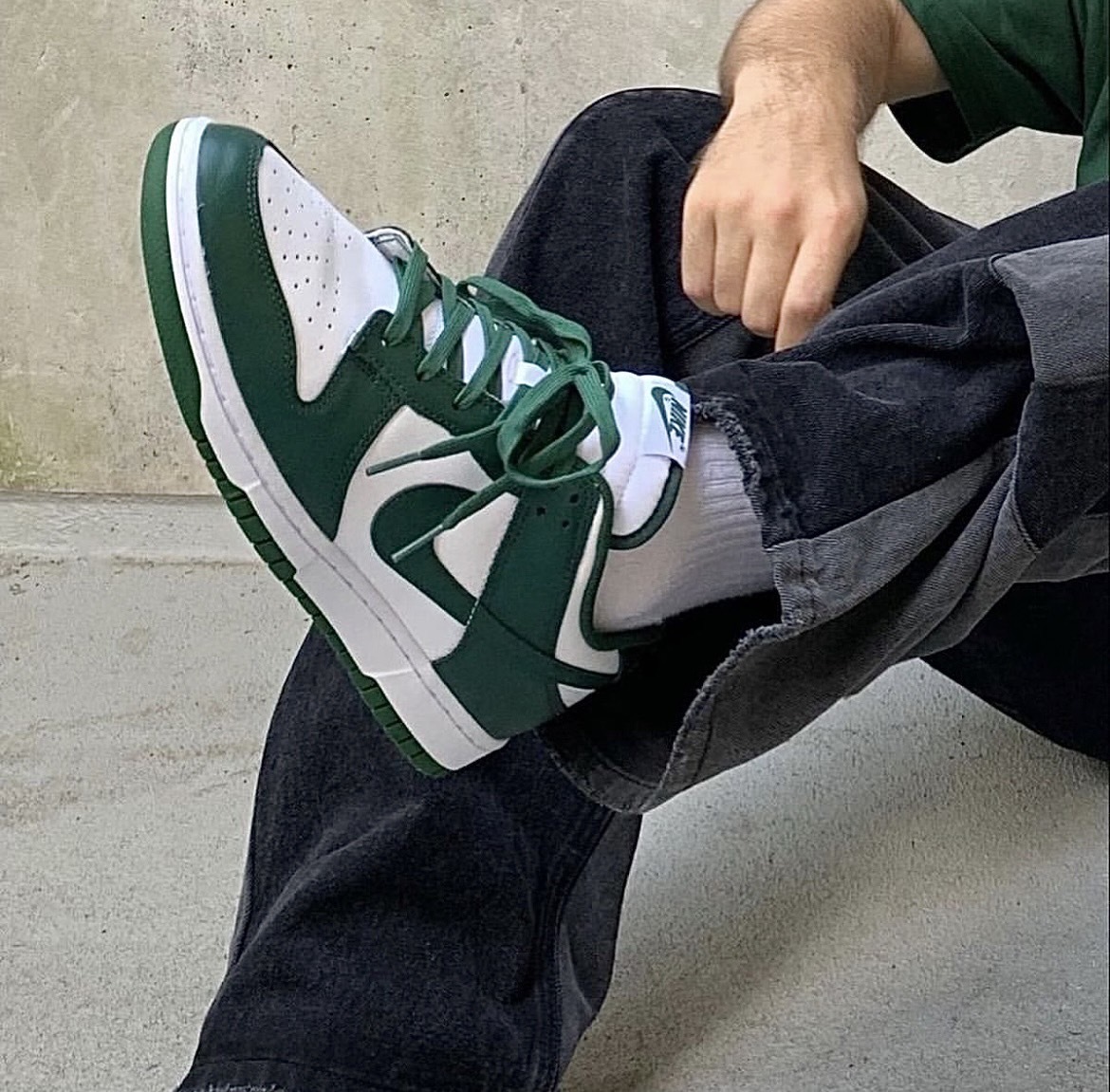 Nike Dunk Low Retro "Varsity Green" 白綠 男鞋（DD1391-101）