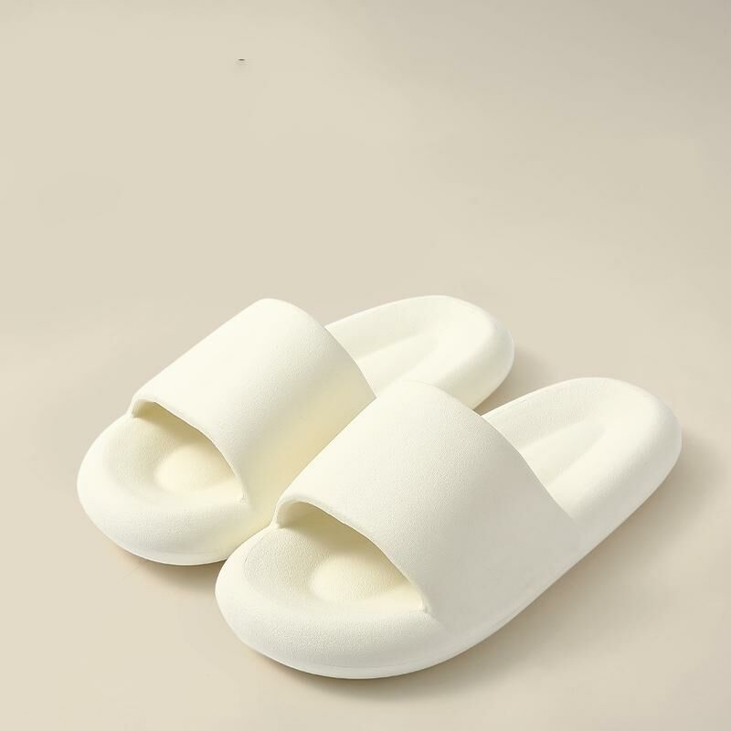 Home non-slip soft-soled slippers (36-41 yards off-white) [Please contact customer service to confirm the shipping size after placing an order]]