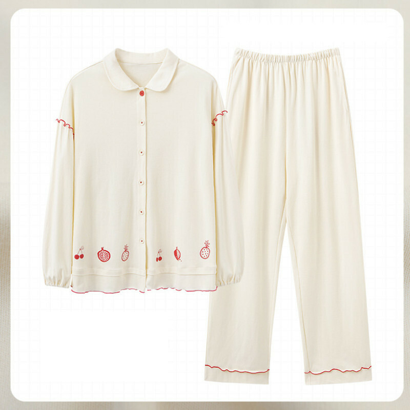 Long-sleeved pajama set【M-XXL size AM34536】【Contact customer service to confirm the shipping size after placing an order】】