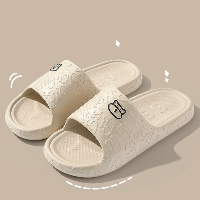 Home non-slip soft-soled slippers (40-45 yards coffee color) [Please contact customer service to confirm the shipping size after placing an order]]