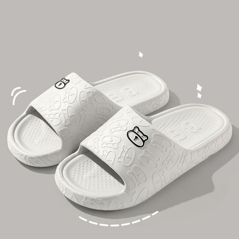 Home non-slip soft-soled slippers (40-45 size gray) [Please contact customer service to confirm the shipping size after placing an order]]