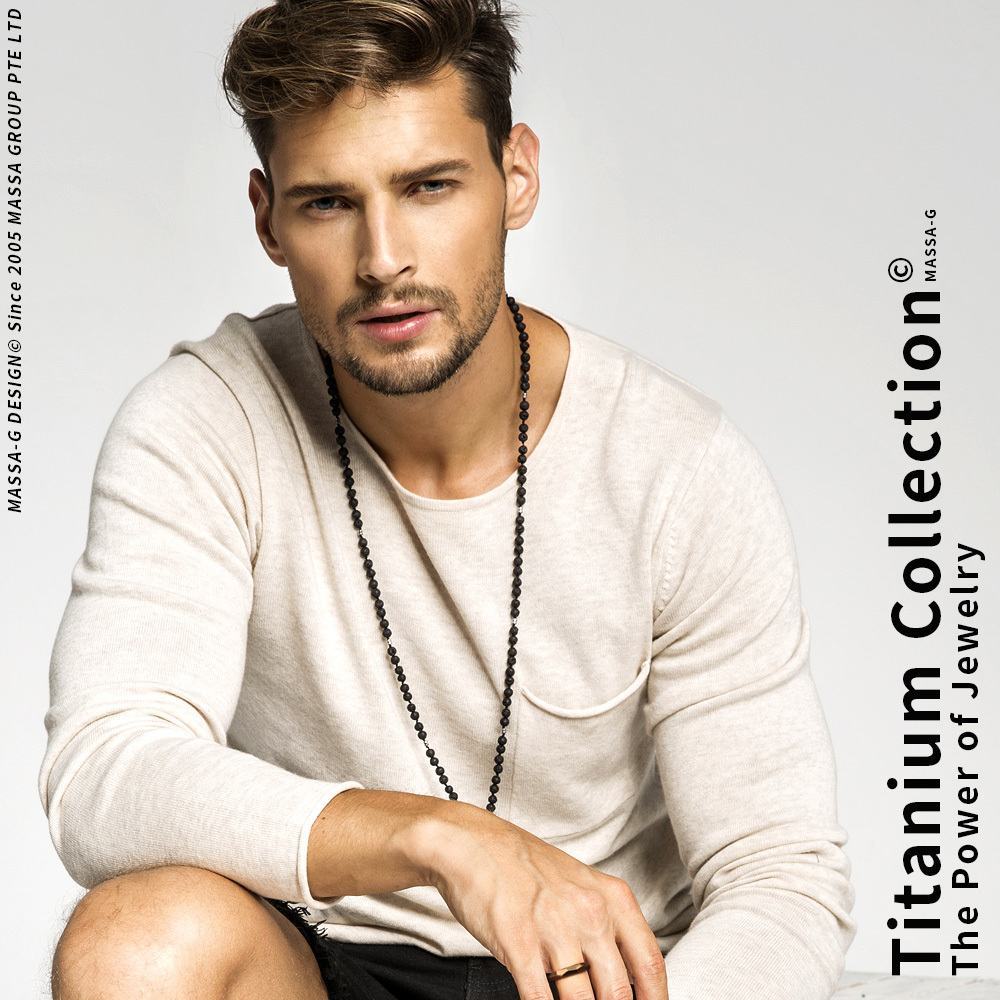 MASSA-G DECO系列 純鈦系列【純粹】鈦金男戒(咖啡)