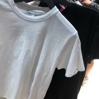 [S] ADLV 2PACK BASIC SHORT SLEEVE T-SHIRT,WHITE/BLACK, ADLV24SS-SS2PAC-WBK (SAV326)