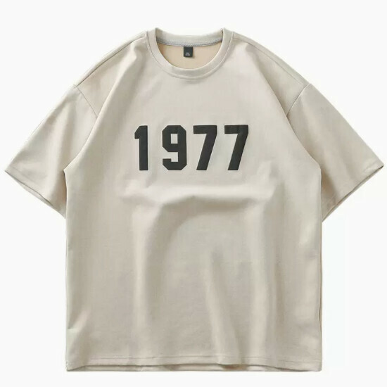 熱推寬鬆休閑短袖T恤（M-3XL 米杏色）(下單後聯絡客服確認發貨尺碼)