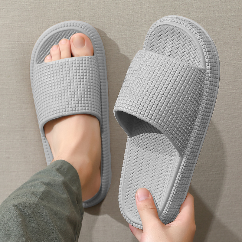 Home non-slip soft-soled slippers (40-45 size gray) [Please contact customer service to confirm the shipping size after placing an order]]
