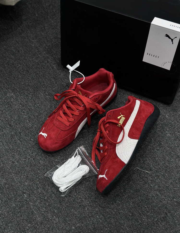 Puma Speedcat OG 賽車鞋 男女同款 紅白 398846-02