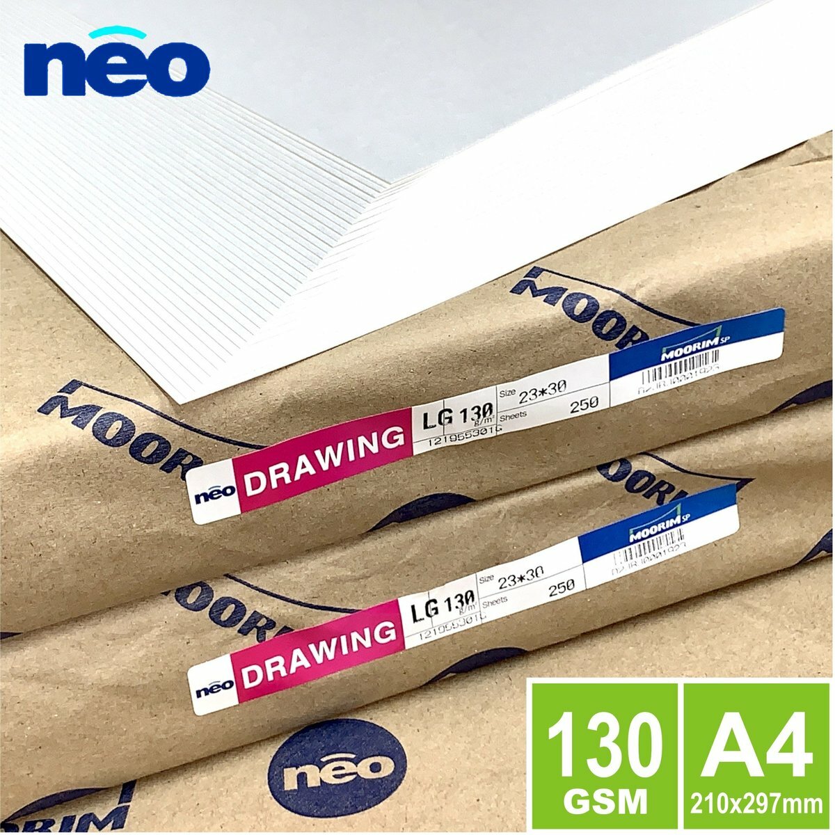 130gsm 韓國 "neo" A4 白圖畫紙(100張)