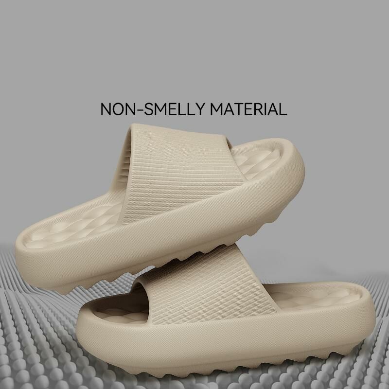 Home non-slip soft-soled slippers (40-45 size khaki) [Please contact customer service to confirm the shipping size after placing an order]]