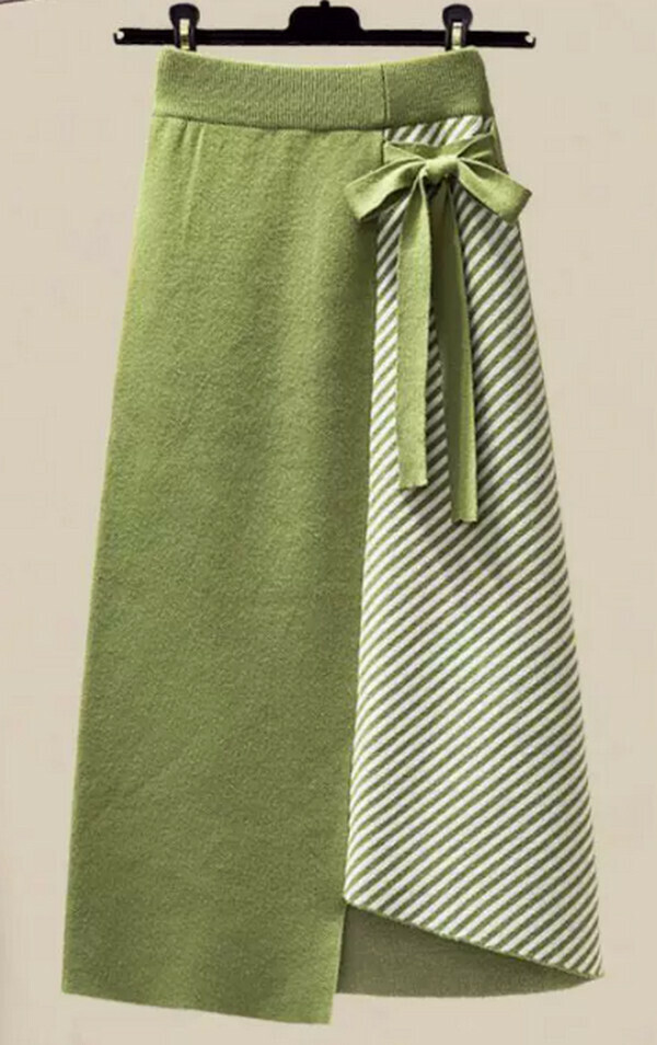 Skirt#Single piece (green) [M-4XL size] [Contact customer service to confirm size after placing an order]