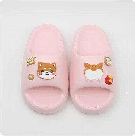 Summer Soft-soled Anti-slip Sandals (5023-40 Pink Shiba Inu) [Size 36-41] [Contact customer service to confirm the shipping size after placing an order]]