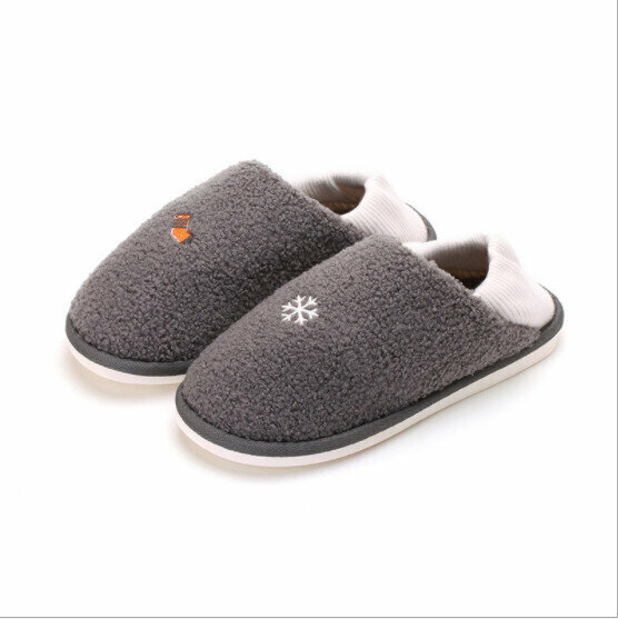 Hoop velvet winter cotton slippers (size 37-44, color 4 colors optional, please confirm with customer service after placing an order)
