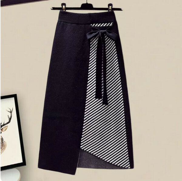 Skirt#Single piece (black) [M-4XL size] [Contact customer service to confirm size after placing an order]