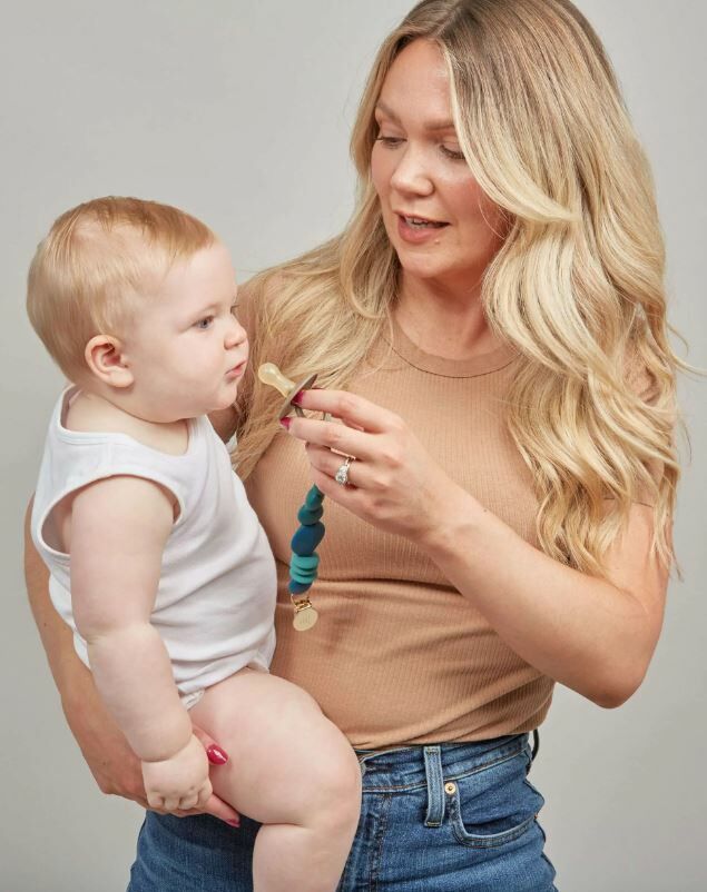 January Moon  奶嘴固齒器夾 Ocean Pacifier Clip