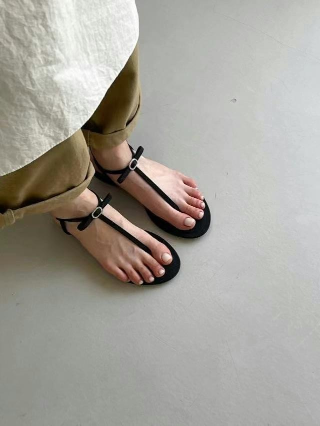 FT229 平底人字拖涼鞋(bi1214)