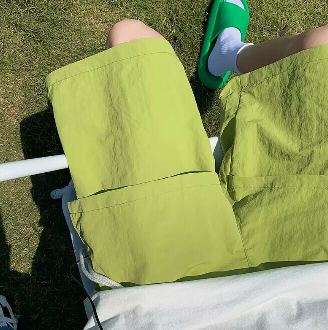 Quick-drying casual shorts (green M-5XL) (contact customer service to confirm the shipping size after placing an order)】