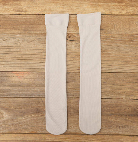 【3 pairs】Thin velvet leg-slimming compression socks (turquoise gray)