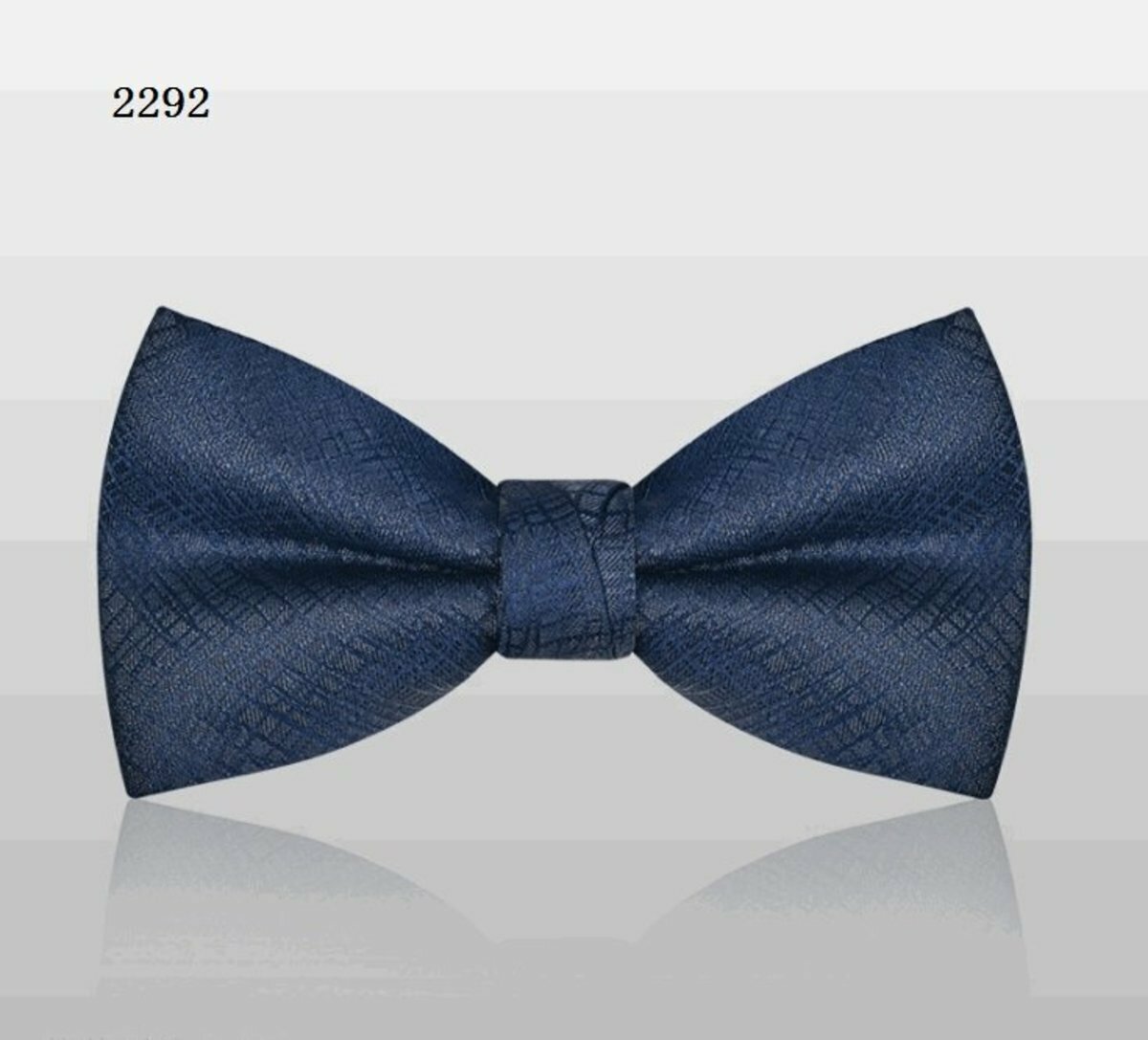 Men's Business Bow Tie (Azure Crackle-2292)