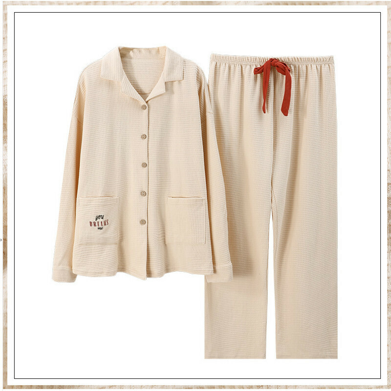 Long Sleeve Pajama Set [M-XXL AM-34055] [Contact Customer Service to Confirm Shipping Size After Placing an Order]
