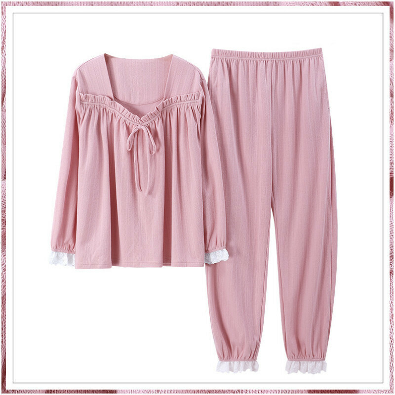 Long sleeved pajama set [M-XXL AM-23361 (pullover)] [Contact customer service to confirm the shipping size after placing an order]