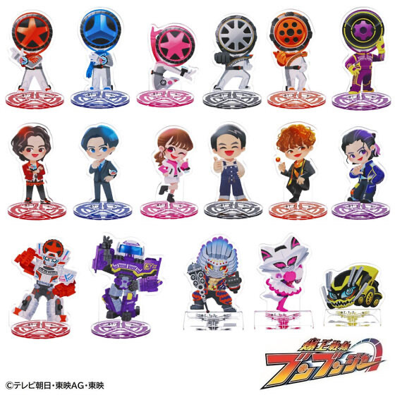 230283 Pbandai 預訂2025/7月 爆上戦隊ブンブンジャー　デフォルメ　アクリルスタンド（全17種）