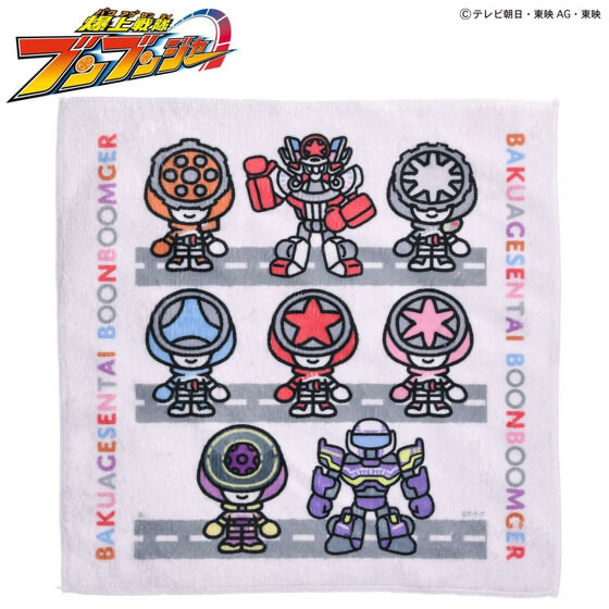 216628 Pbandai 預訂2024/10月 爆上戦隊ブンブンジャー　ミニキャラ　ミニタオル