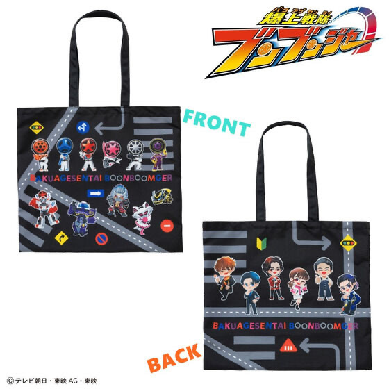 214225 Pbandai 預訂2024/8月 爆上戦隊ブンブンジャー　デフォルメ　トートバッグ