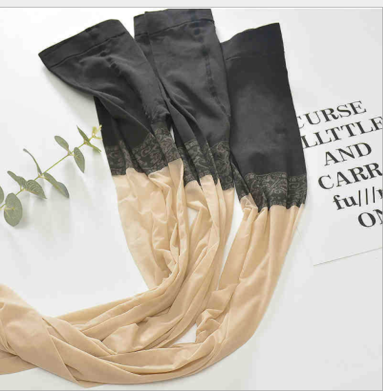 [2 pieces] [fat mm clothing] anti-light arbitrary cut anti-hook pineapple stockings (color and size can be selected, please contact customer service to confirm)