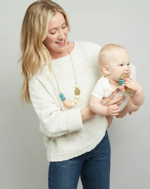 January Moon  大人的串珠項鍊 （寶寶可咬） Dewdrop Signature Teething Necklace