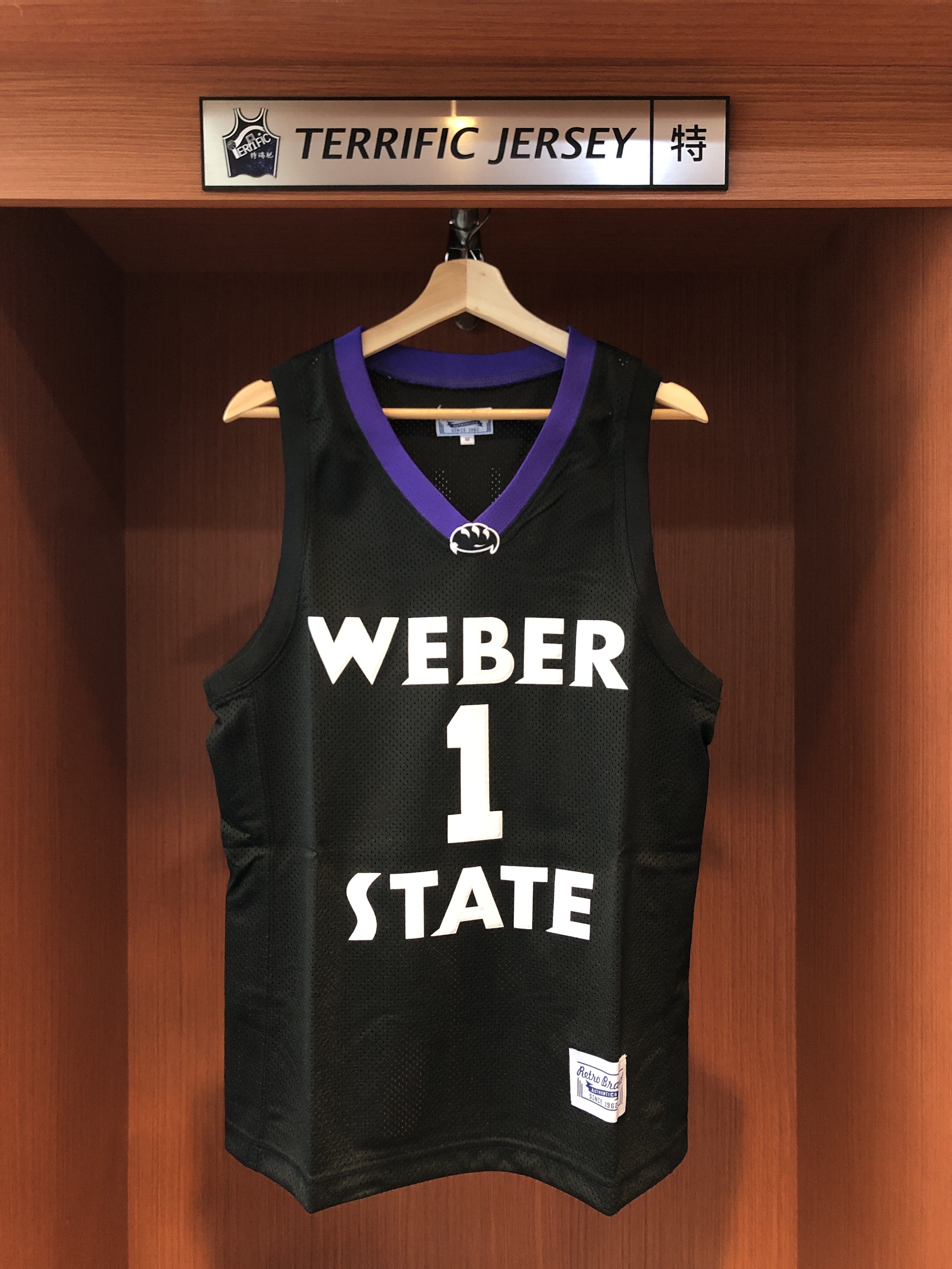 NBA球衣 Damian Lillard Weber State 韋伯州立大學黑 Original Retro Brand 電繡字體 熱轉印 全新