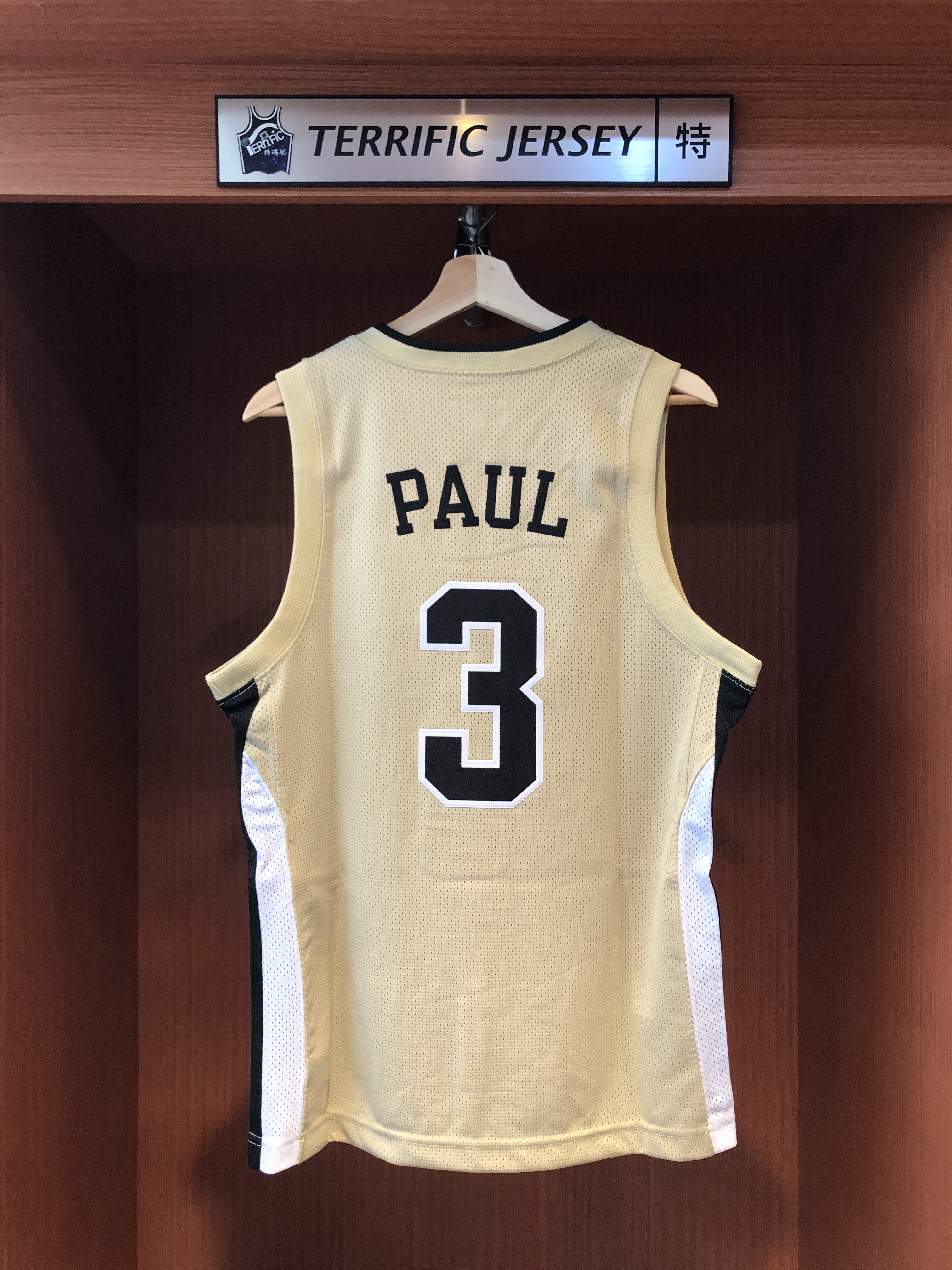 NBA球衣 Chris Paul Wake Forest 威克森林大學淡黃 Original Retro Brand 電繡字體 熱轉印 全新