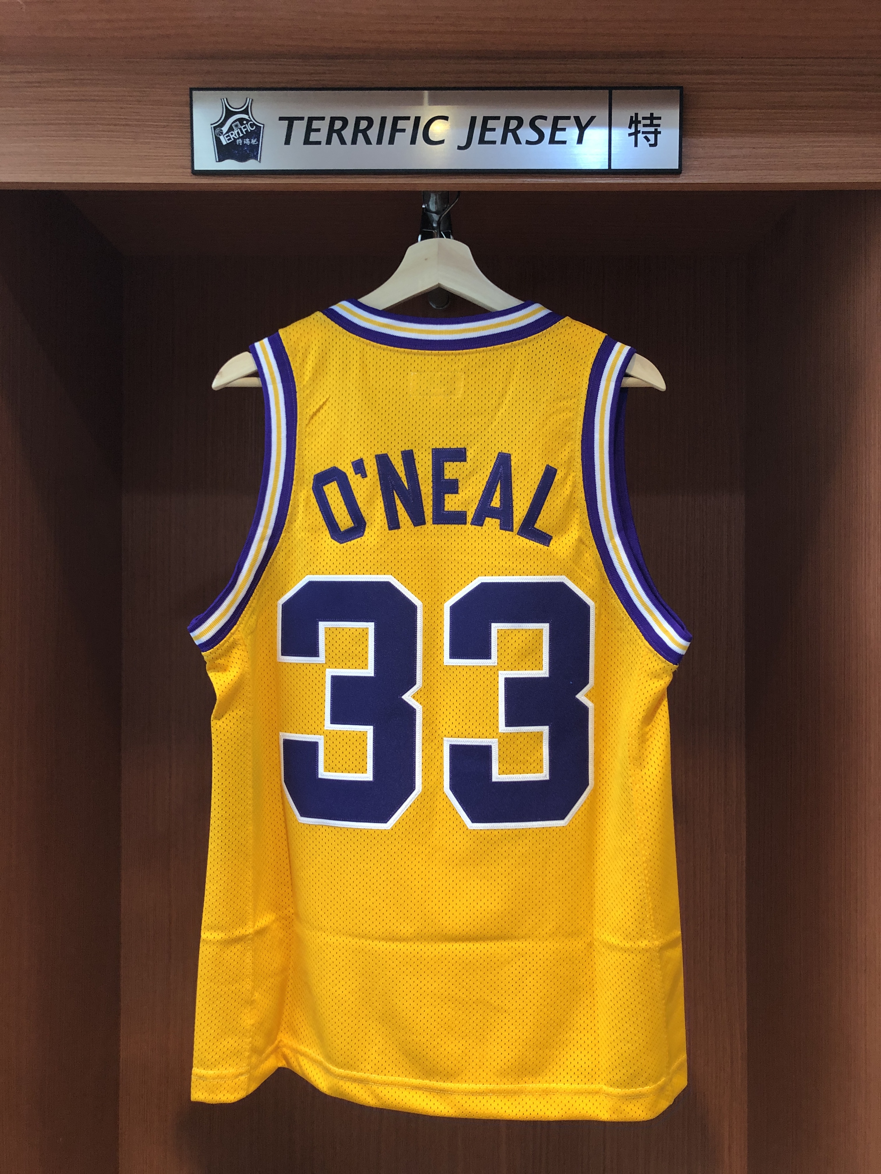 NBA球衣 Shaquille Oneal LSU 路易斯安那州立大學黃 Original Retro Brand 電繡字體 熱轉印 全新