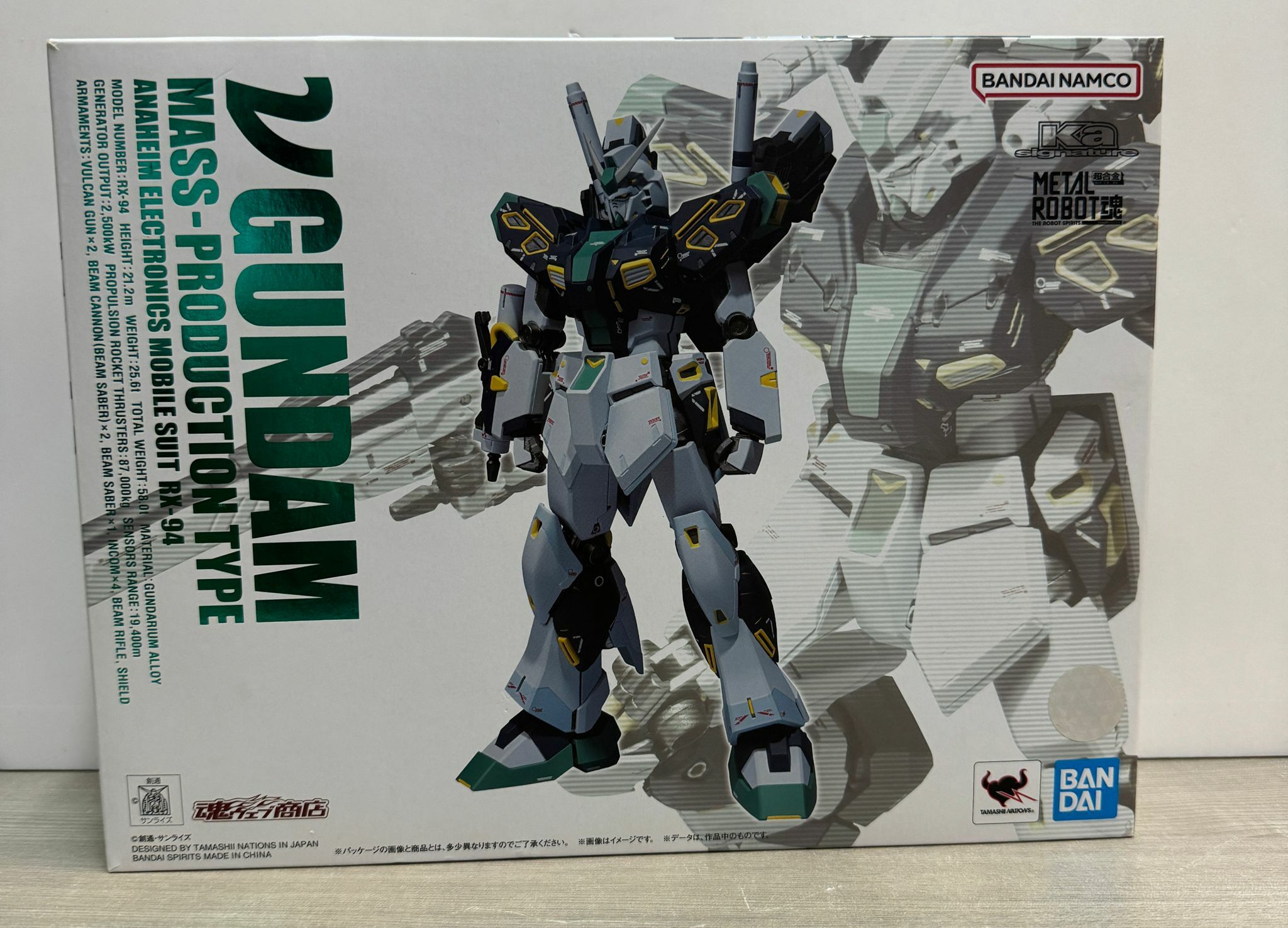 Bandai Metal Robot魂 魂商店限定 可動模型 - (Ka signature) 量產型 v高達 (已開封) (9)