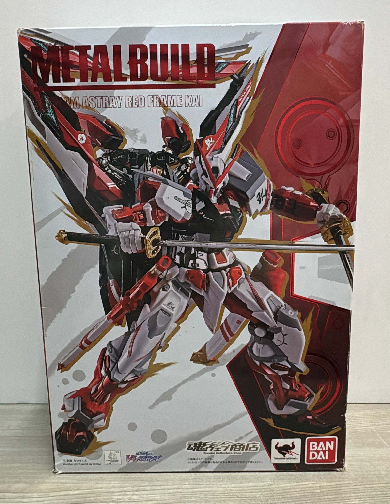 Metal Build Gundam Astray Red Frame Kai Mobile Suit Mbf-P02Kai (已開封，外盒有摺痕) (3)