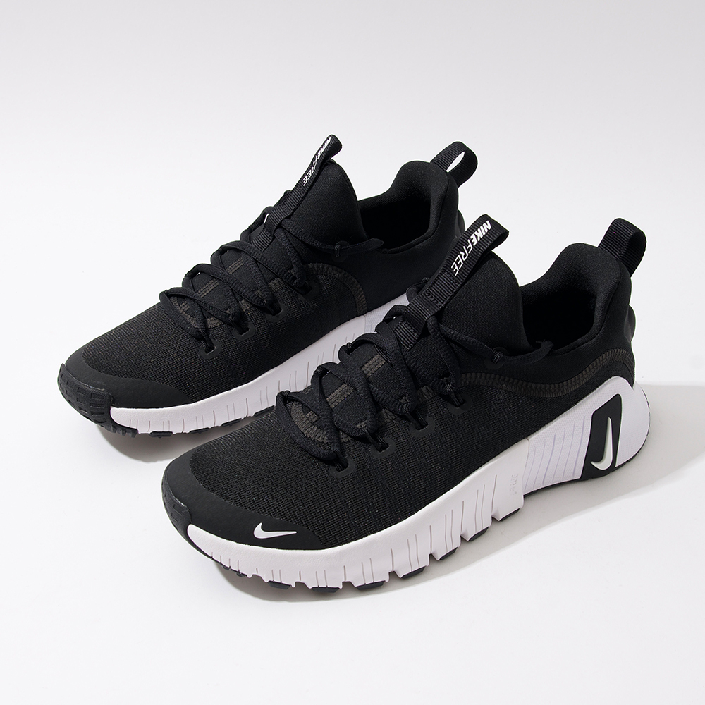 Nike Free Metcon 6 女 黑白 重訓 訓練 健身 襪套式 緩震 運動 休閒鞋 FJ7126-001