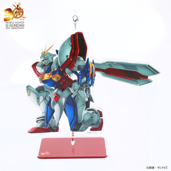 220662 Pbandai 預訂2025/1月 機動武闘伝Gガンダム 30周年記念イラスト ゆれるアクリルスタンド ゴッドガンダム