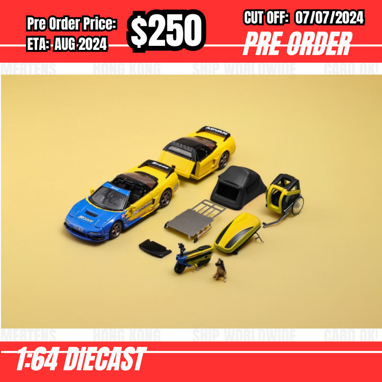 PO-$250 * MLGB * 1:64 Honda NSX NA1 NSXTRA Spoon w/accessories [OD05/07]