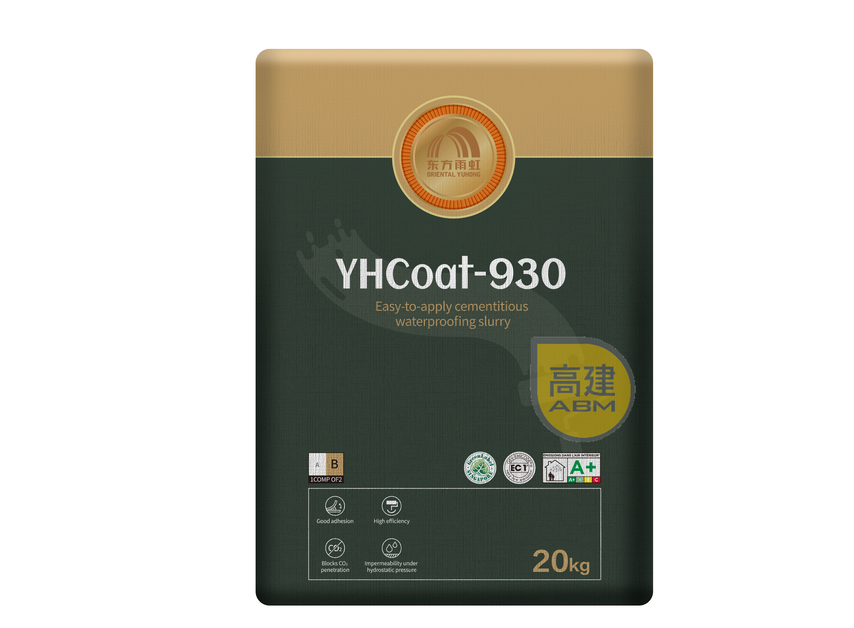 YHCoat-930雨虹負水壓防水英泥