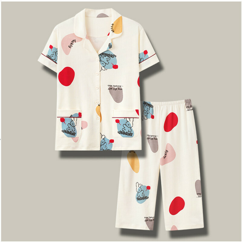 熱推短袖睡衣套裝【M-4XL碼 NXF-2607】【下單后聯絡客服確認發貨尺碼 】】