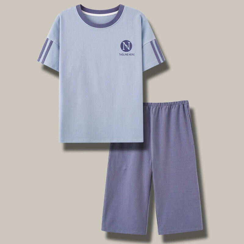 激抵短袖睡衣套裝【M-4XL碼 NXF-2710】【下單后聯絡客服確認發貨尺碼 】