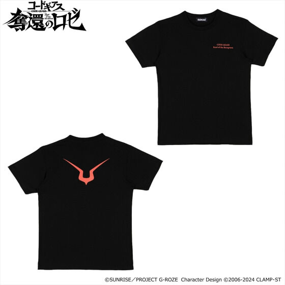 214190 Pbandai 預訂2024/9月 コードギアス 奪還のロゼ マークデザインシリーズ Tシャツ （全2種）