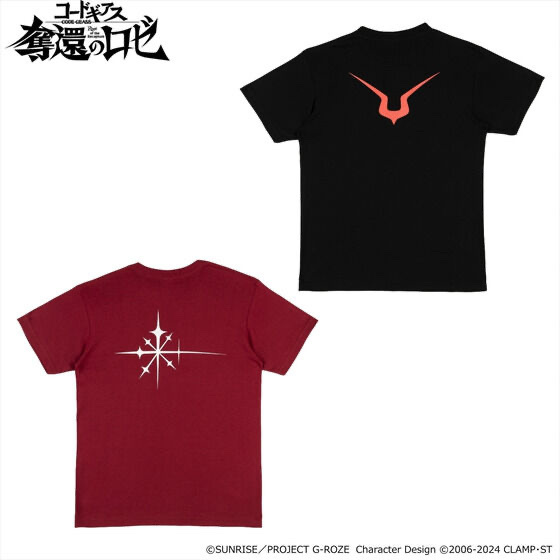 214190 Pbandai 預訂2024/9月 コードギアス 奪還のロゼ マークデザインシリーズ Tシャツ （全2種）