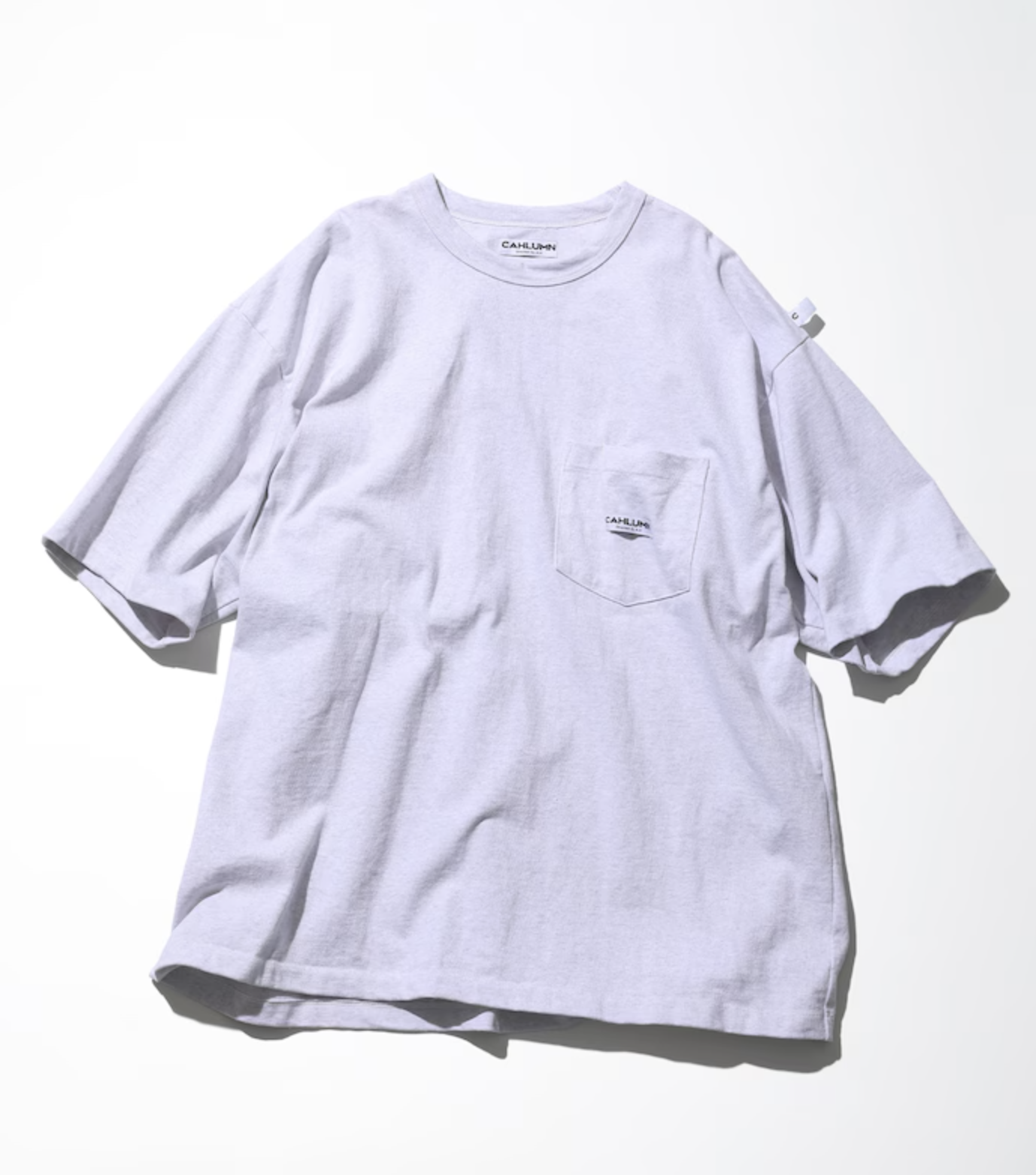 [現貨] CAHLUMN by A.H Heavy Weight Jersey S/S Pocket Tee | Grey