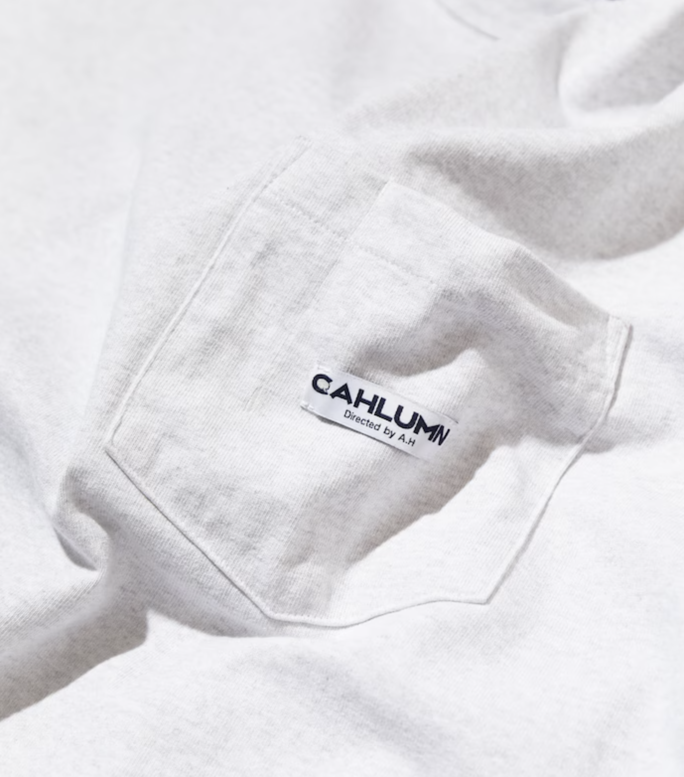 [現貨] CAHLUMN by A.H Heavy Weight Jersey S/S Pocket Tee | Grey