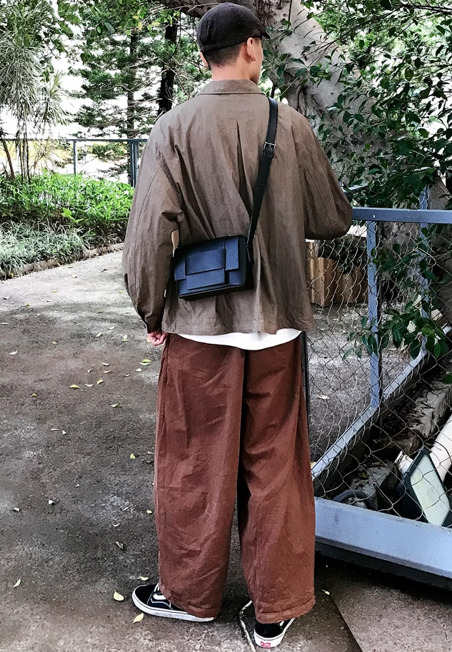 【BGSM002】歐巴款磁吸設計極簡掀蓋斜肩包