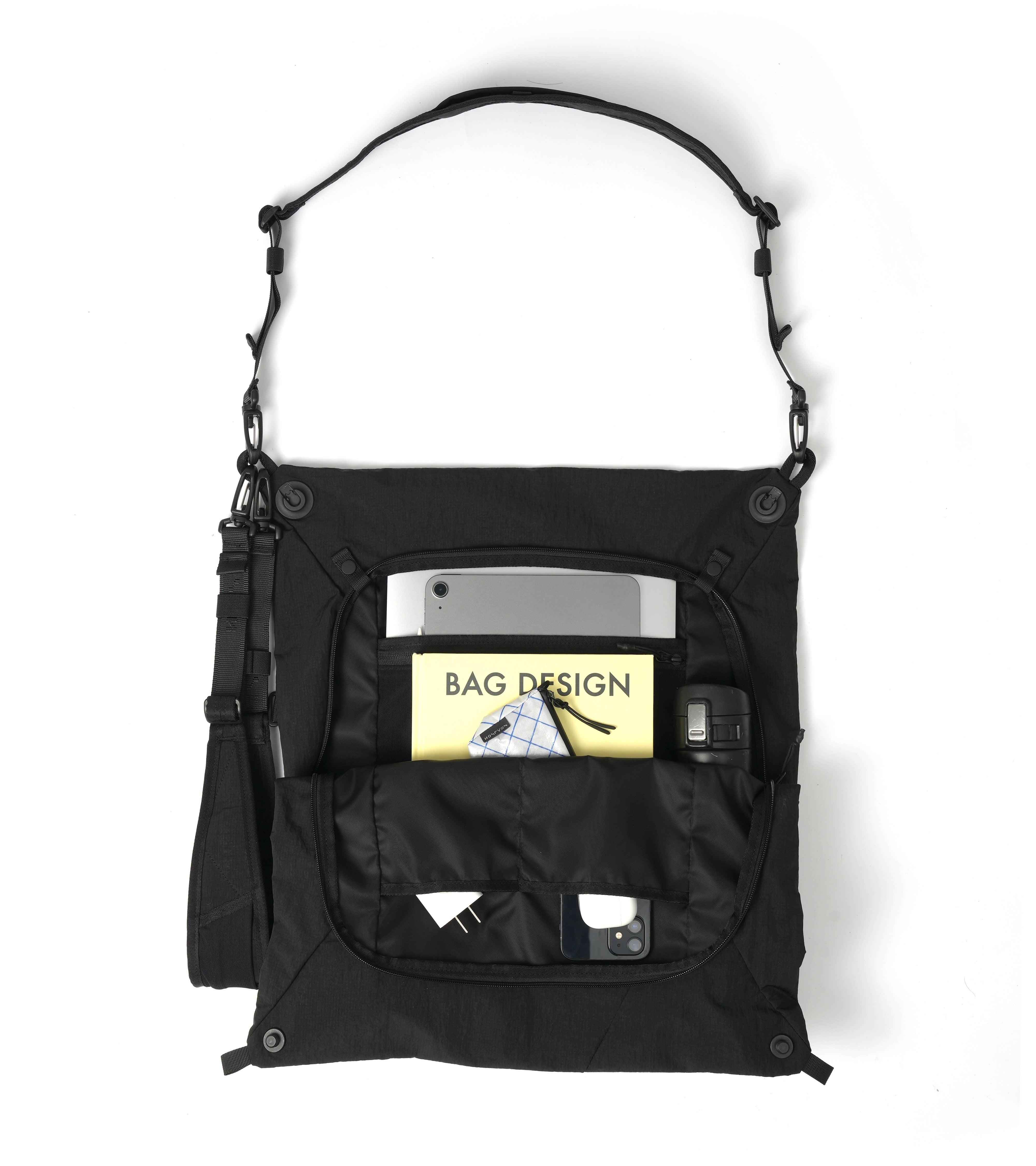 Sealson | TE | 3-WAY MESSENGER BAG (New Version) "Black"