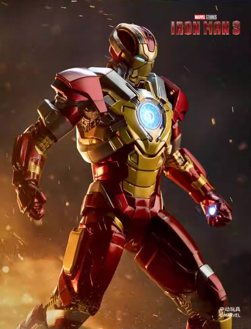 中動玩具 6吋 Iron Man 鐵甲奇俠 MK17