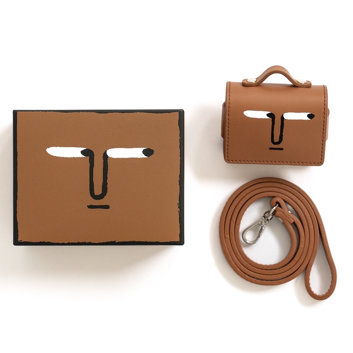 Nounou 棕色 airpods保護套